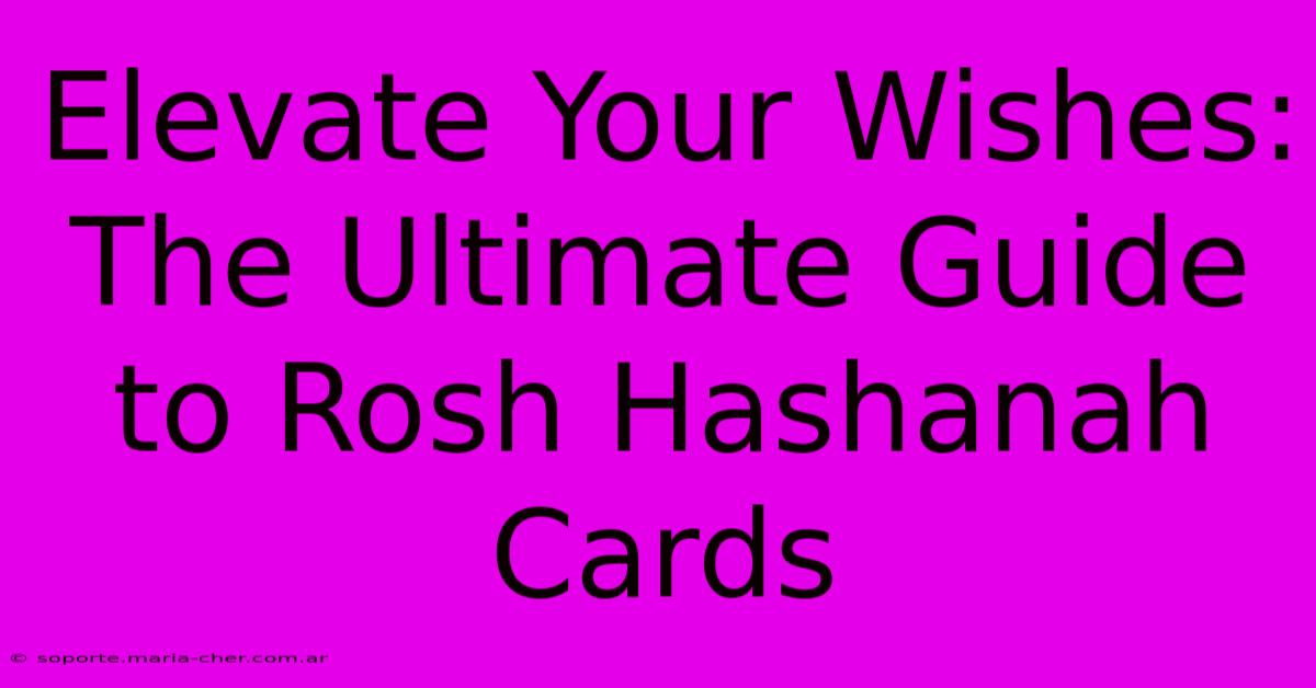 Elevate Your Wishes: The Ultimate Guide To Rosh Hashanah Cards