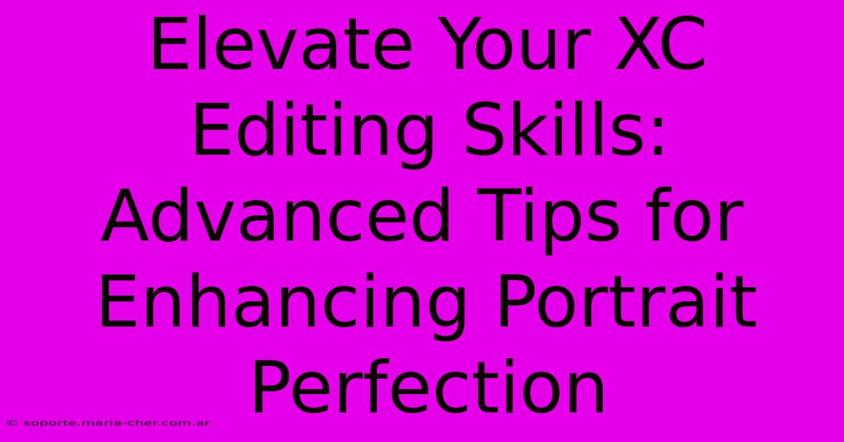 Elevate Your XC Editing Skills: Advanced Tips For Enhancing Portrait Perfection