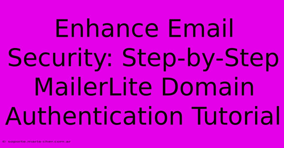 Enhance Email Security: Step-by-Step MailerLite Domain Authentication Tutorial