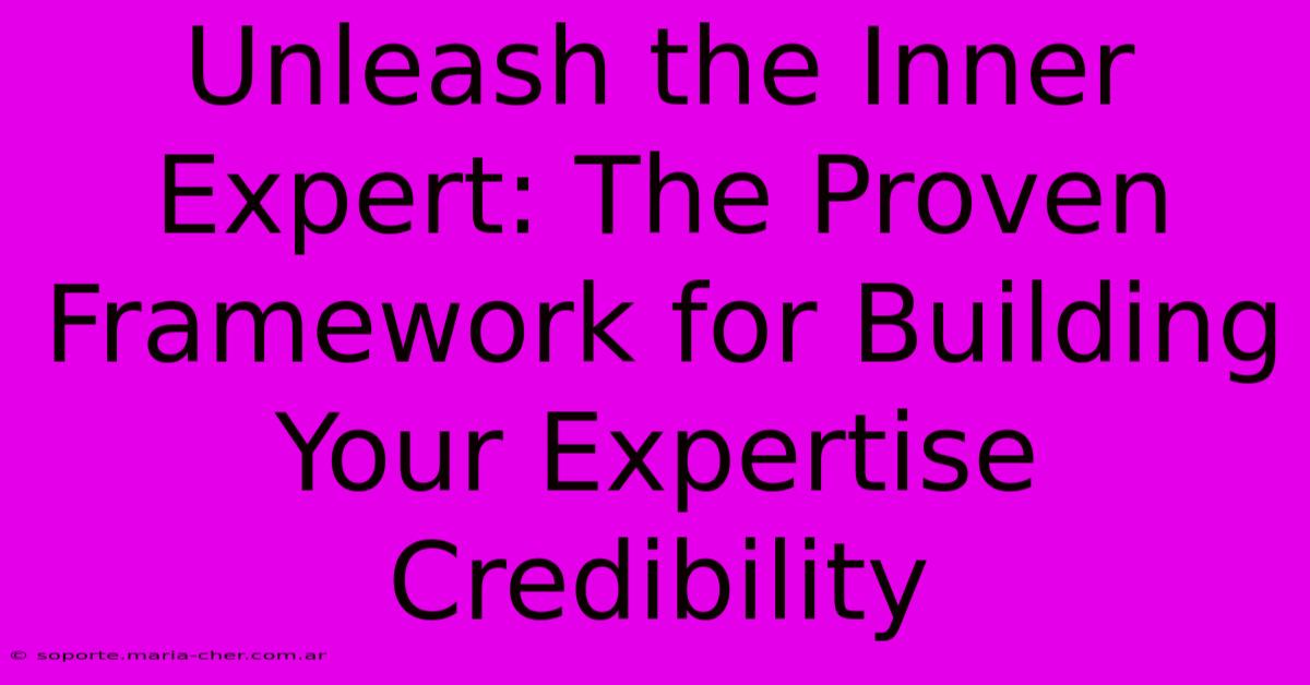 Unleash The Inner Expert: The Proven Framework For Building Your Expertise Credibility